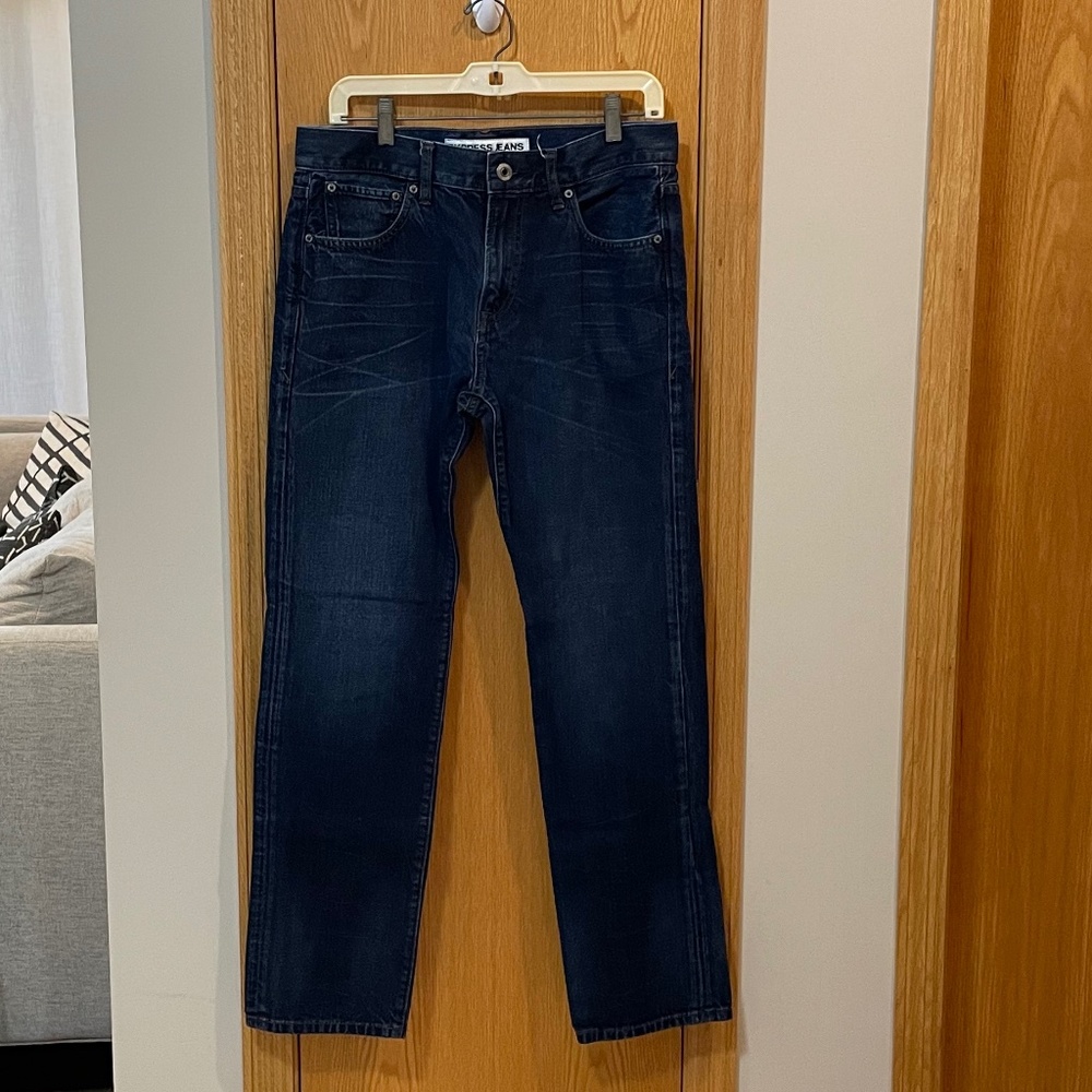 Men's Express Slim Fit Rocco Straight Leg Jeans